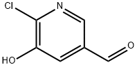 6-CHLORO-5-HYDROXY-3-PYRIDINECARBOXALDEHYDE Struktur