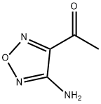 Ethanone, 1-(4-amino-1,2,5-oxadiazol-3-yl)- (9CI) Struktur