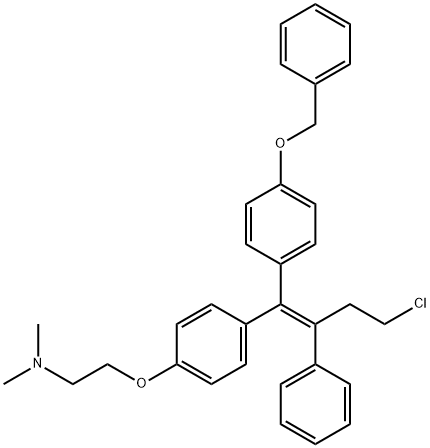 4-Benzyloxy ToreMifene Struktur