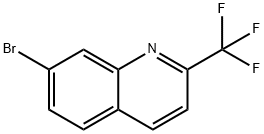 7-BROMO-2-TRIFLUOROMETHYLQUINOLINE Struktur