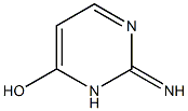 4-Pyrimidinol, 2,3-dihydro-2-imino-, (E)- (9CI) Struktur