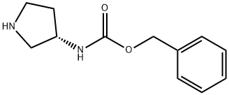 (S)-3-N-CBZ-AMINOPYRROLIDINE
 Struktur