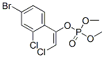 Phosphoric acid 1-(4-bromo-2-chlorophenyl)-2-chlorovinyldimethyl ester Struktur