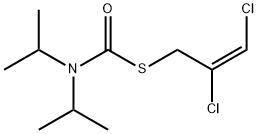 Diisopropylthiocarbamic acid S-[(E)-2,3-dichloroallyl] ester Struktur