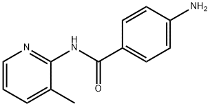 4-Amino-N-(3-methyl-2-pyridyl)benzamide Struktur