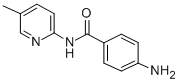 4-Amino-N-(5-methyl-2-pyridyl)benzamide Struktur