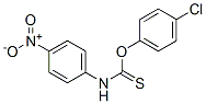 N-(4-Nitrophenyl)thiocarbamic acid O-(4-chlorophenyl) ester Struktur