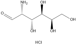 D(+)-Galactosamine hydrochloride Structure