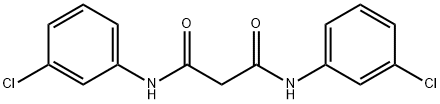 N,N''-BIS-(3-CHLORO-PHENYL)-MALONAMIDE Struktur