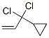 Cyclopropane, 1,1-dichloro-2-propenyl- Struktur