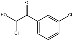 3-CHLOROPHENYLGLYOXAL HYDRATE Struktur