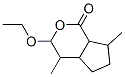 Cyclopenta[c]pyran-1(3H)-one, 3-ethoxyhexahydro-4,7-dimethyl- (9CI) Struktur