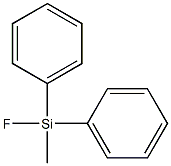 DIPHENYLMETHYLFLUOROSILANE Struktur