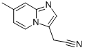 3-Cyanomethyl-7-methylimidazo(1,2-a)pyridine Struktur