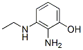 Phenol,  2-amino-3-(ethylamino)- Struktur