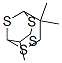9,9,10-Trimethyl-2,4,6,8-tetrathiaadamantane Struktur