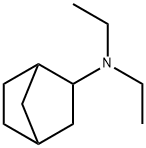 N,N-Diethyl-endo-2-aminonorbornane Struktur