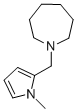 N-((1-METHYLPYRROL-2-YL)METHYL)HEXAMETHYLENEIMINE Struktur