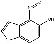 5-Benzofuranol,  4-nitroso- Struktur