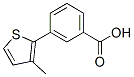 3-(3-Methylthiophen-2-yl)benzoic acid Struktur