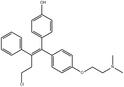 (E)-4-Hydroxy ToreMifene Struktur