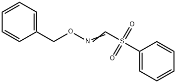 PHENYLSULFONYLMETHANAL O-BENZYL OXIME Struktur