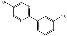 Pyrimidine, 5-amino-2-(m-aminophenyl)- (8CI) Struktur