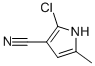 2-CHLORO-5-METHYL-1H-PYRROLE-3-CARBONITRILE Struktur