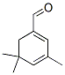 1,3-Cyclohexadiene-1-carboxaldehyde, 3,5,5-trimethyl- (9CI) Struktur