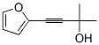 3-Butyn-2-ol, 4-(2-furanyl)-2-methyl- (9CI) Struktur