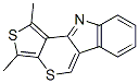 1,3-Dimethylthieno[3',4':5,6]thiopyrano[4,3-b]indole Struktur