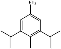 3,5-BIS(1-METHYLETHYL)--4-METHYLBENZENAMINE Struktur