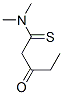 Pentanethioamide,  N,N-dimethyl-3-oxo- Struktur