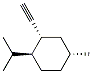 Cyclohexane, 2-ethynyl-4-methyl-1-(1-methylethyl)-, (1S,2R,4R)- (9CI) Struktur