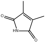 3,4-dimethylpyrrole-2,5-dione Struktur