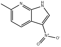 1H-Pyrrolo[2,3-b]pyridine, 6-methyl-3-nitro- Struktur