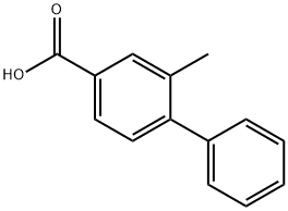 3-Methyl-4-phenylbenzoic acid Struktur