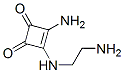 3-Cyclobutene-1,2-dione,  3-amino-4-[(2-aminoethyl)amino]- Struktur