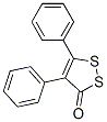 4,5-Diphenyl-3H-1,2-dithiol-3-one Struktur