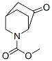 2-Azabicyclo[2.2.2]octane-2-carboxylic  acid,  6-oxo-,  methyl  ester Struktur