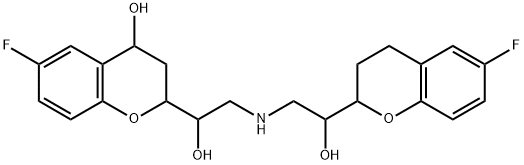 4-Hydroxy Nebivolol, Hydrochloride Hydrate(Mixture of Diastereomers) Struktur