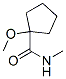 Cyclopentanecarboxamide,  1-methoxy-N-methyl- Struktur