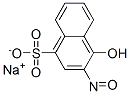 4-Hydroxy-3-nitroso-1-naphthalenesulfonic acid sodium salt Struktur