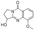 Pyrrolo[2,1-b]quinazolin-9(1H)-one,  2,3-dihydro-3-hydroxy-5-methoxy- Struktur