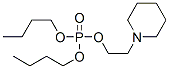 Phosphoric acid dibutyl 2-piperidinoethyl ester Struktur