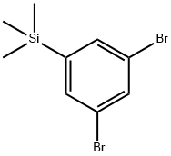 3,5-DIBROMO-1-TRIMETHYLSILYLBENZENE Struktur