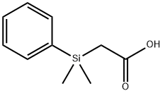 DIMETHYLPHENYLSILYLACETIC ACID Struktur