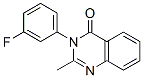 3-(3-Fluorophenyl)-2-methylquinazolin-4(3H)-one Struktur