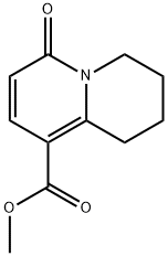 4-OXO-6,7,8,9-TETRAHYDRO-4H-QUINOLIZINE-1-CARBOXYLIC ACID METHYL ESTER Struktur