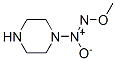 Piperazine,  1-(methoxy-NNO-azoxy)-  (9CI) Struktur